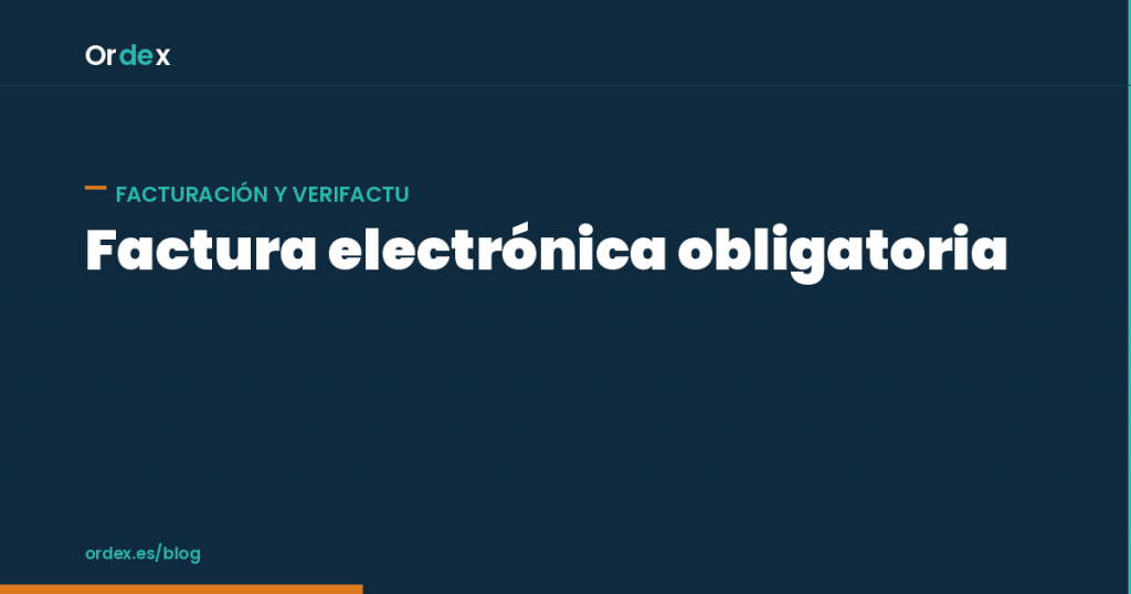 Factura electrónica obligatoria empresas limpieza