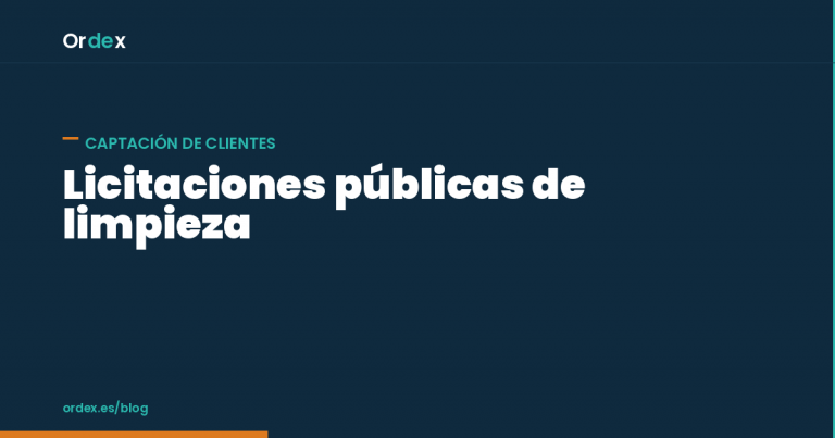 Licitaciones públicas de limpieza y cómo preparar la documentación
