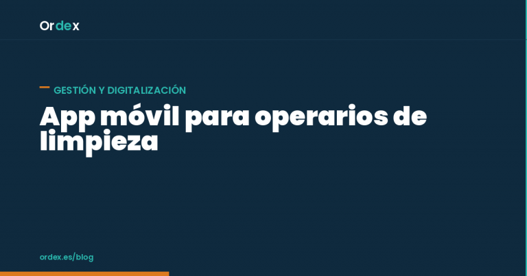 App móvil operarios limpieza con checklist, fichaje e incidencias