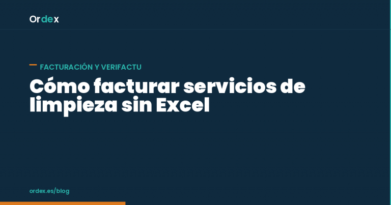 Facturar servicios de limpieza desglosados por centro