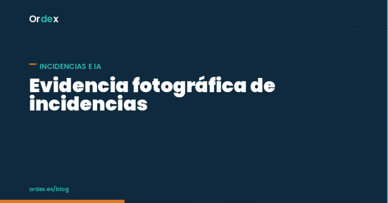Evidencia fotográfica de incidencias en limpieza