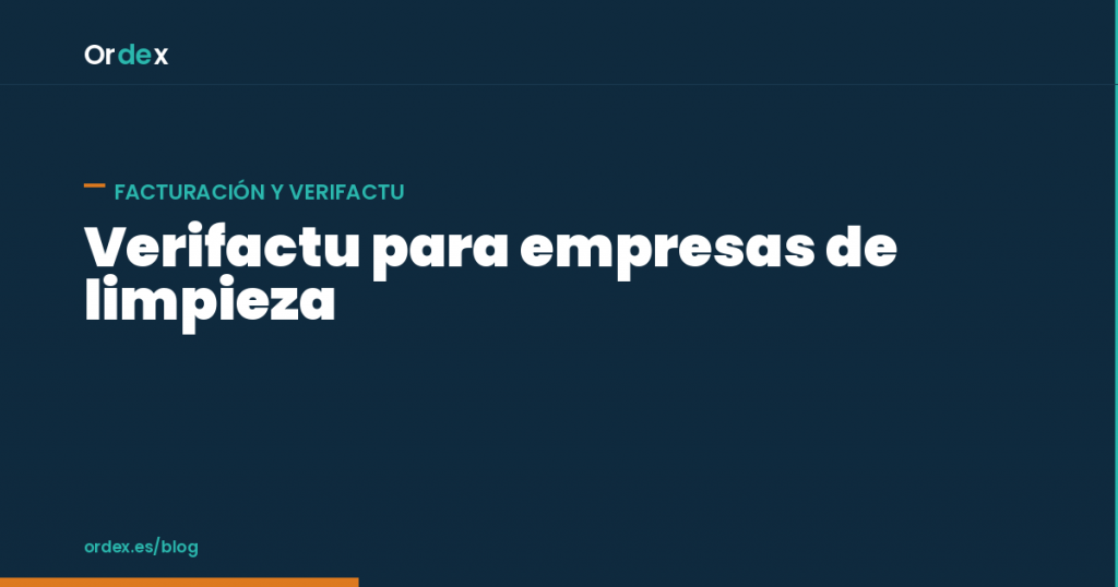 Verifactu para empresas de limpieza