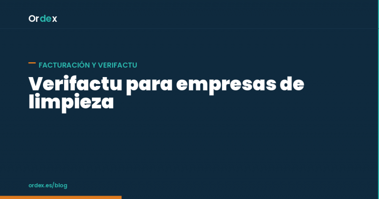 Verifactu para empresas de limpieza