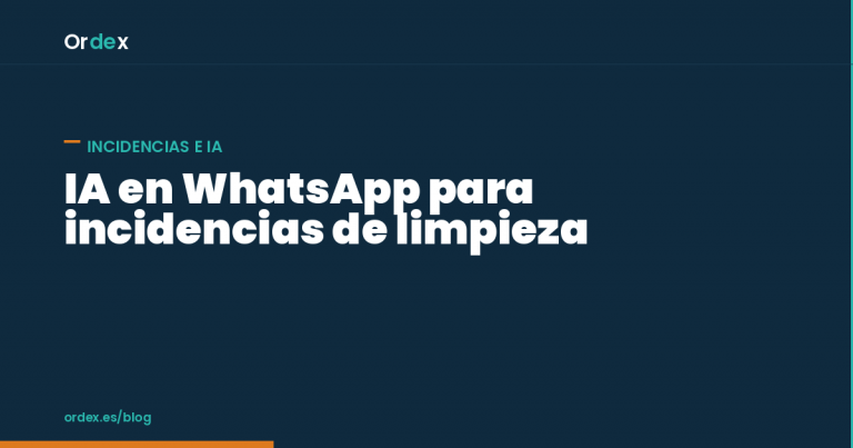 IA WhatsApp incidencias limpieza, transcripción y clasificación automática