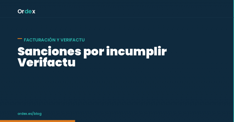 Sanciones por incumplimiento de Verifactu en empresas de limpieza