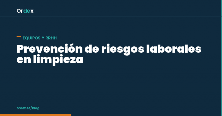 Prevención de riesgos laborales en empresas de limpieza
